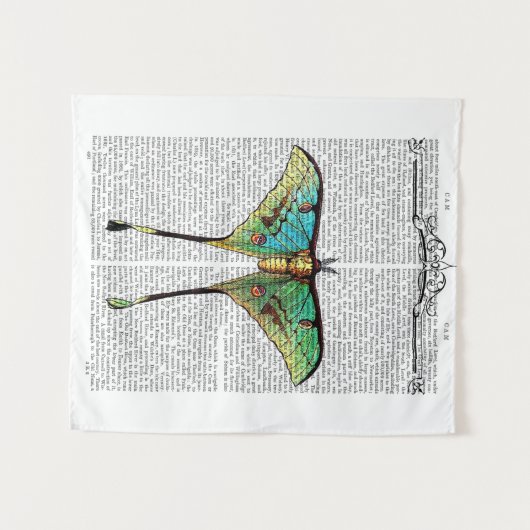 Tenture Papillon vibrant (Devant (Horizontal))