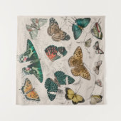 Tenture Papillons Collection Antique Papillons (Devant (Horizontal))