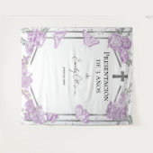 Tenture Papillons de fond Presentación 3 años (Devant (Horizontal))