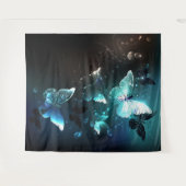 Tenture Papillons de nuit à la menthe (Devant (Horizontal))