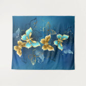 Tenture Papillons dorés (Devant (Horizontal))