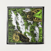 Tenture Papillons et dentelle de la reine Anne (Devant (Horizontal))