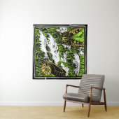 Tenture Papillons et dentelle de la reine Anne (En situation (horizontale))