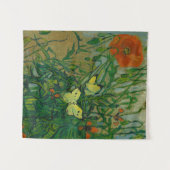 Tenture Papillons et pavots, 1889 par Vincent van Gogh (Devant (Horizontal))