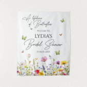 Tenture Papillons Fleur sauvage arrière-plan Fête des mari (Devant)