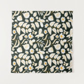 Tenture Papillons & Fleurs : Motif d'été Doodle. (Devant (Horizontal))