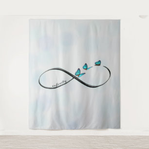 Tenture papillons infinis -