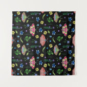 Tenture Papillons multicolores : Motif transparent (Devant (Horizontal))