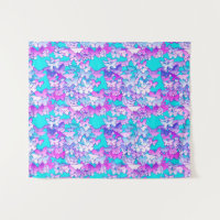 Papillons, Violet et Tturquoise