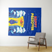 Tenture Pâque Moïse & Israélites Exodus Pop Art Peinture (En situation (horizontale))