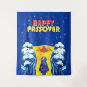 Tenture Pâque Moïse & Israélites Exodus Pop Art Peinture (Devant)