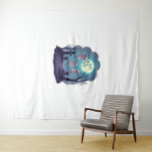 Tenture Parade de chat fantôme (En situation (horizontale))