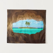 Tenture Paradis dans les Caraïbe (Devant (Horizontal))