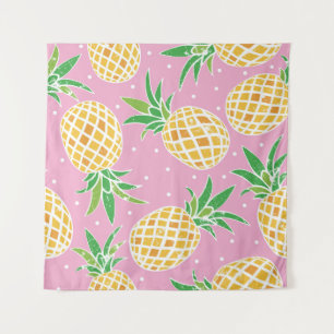 Tenture Paradis de l'ananas : Motif tropical