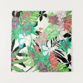 Tenture Paradis floral II (Devant (Horizontal))