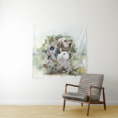 Tenture Paramètres anglais (En situation)