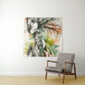 Tenture Parc du lac de Swan Serene (En situation (horizontale))