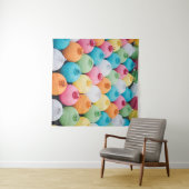 Tenture Parcelle de la lanterne de ciel de couleur aérée (En situation (horizontale))