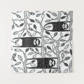 Tenture Parcelles réfrigérées : Motif animal mignon. (Devant (Horizontal))