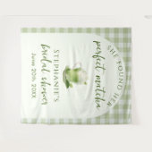 Tenture Parfait fond de Fête des mariées Matcha vert clair (Devant (Horizontal))