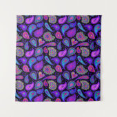 Tenture Parfaitement Violet Paisley Plutôt (Devant)