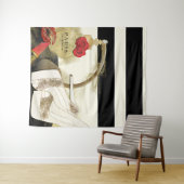 Tenture Parfum Paris Parfum Roses Talons & Rouge à Lèvres (En situation (horizontale))