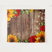 Tenture Parfum tournesol et Rose - Photo Prop (Devant (Horizontal))