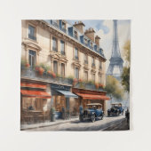 Tenture Paris aquarelle (Devant)