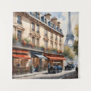 Tenture Paris aquarelle