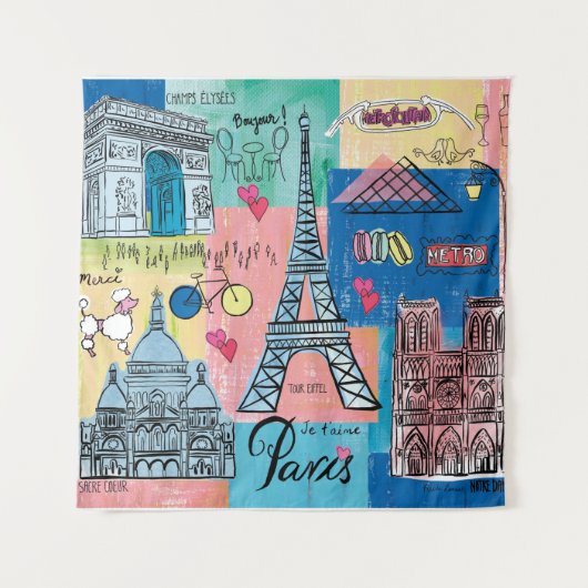 Tenture  Paris, France (Devant (Horizontal))