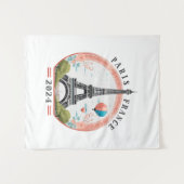 Tenture Paris France 2024 Tapestrys, Tour Eiffel (Devant (Horizontal))