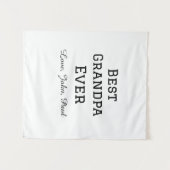 Tenture Paris grand-père jamais grand-père cadeaux nom sim (Devant (Horizontal))