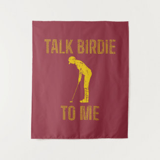 Tenture Parle Birdie À Moi Amoureux Du Golf