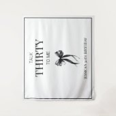 Tenture Parle-moi de tes trente ans Fête d'anniversaire de (Devant)