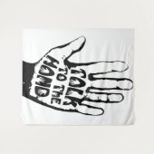 Tenture Parler À La Main (Devant (Horizontal))