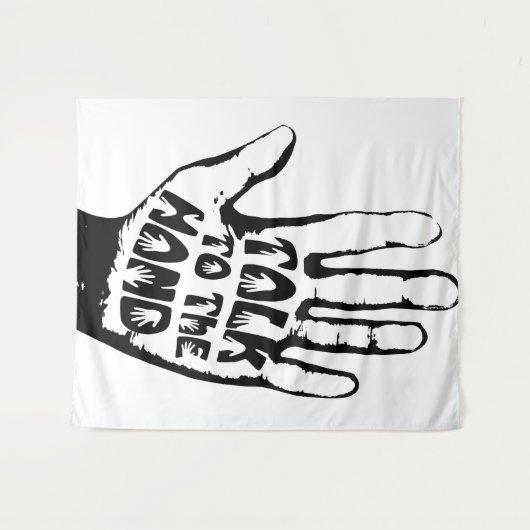 Tenture Parler À La Main (Devant (Horizontal))