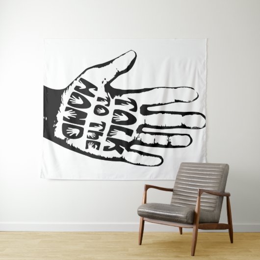 Tenture Parler À La Main (En situation (horizontale))