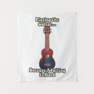 Tenture paroles de motivation pour guitaristes