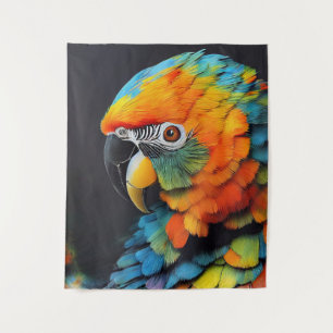 Tenture Parrot Oiseau Animal Discovery Aventure Nature