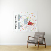 Tenture Parti Confetti Yeti (En situation (horizontale))