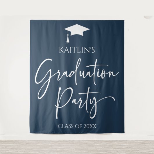 Tenture Parti minimaliste moderne élégante Graduation (Devant)