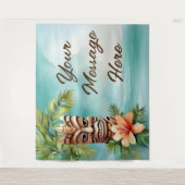 Tenture Parti Tropical Tiki (Devant)