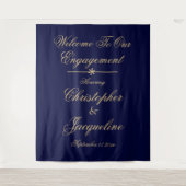 Tenture Partie d'engagement - Simple, élégant, Marine & Go (Devant)