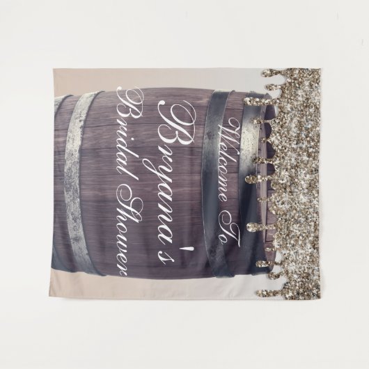 Tenture Parties scintillant Champagne Drift Rustic Glam Fê (Devant (Horizontal))