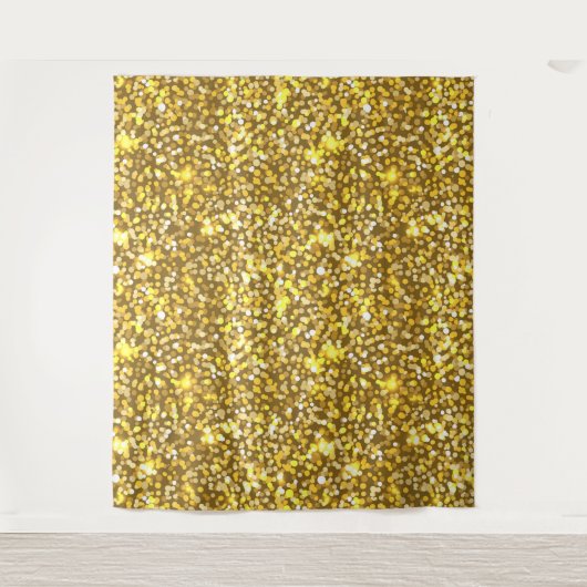 Tenture Parties scintillant d'or (Devant)