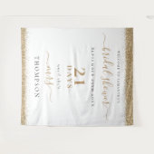 Tenture Parties scintillant d'or Jours vers Fête des marié (Devant (Horizontal))