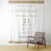 Tenture Parties scintillant d'or Jours vers Fête des marié (En situation)