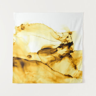 Tenture Parties scintillant Encre Alcool Art. Style Encre