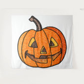 Tenture Parties scintillant Jack O'Lantern (Devant (Horizontal))