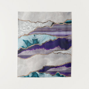 Tenture Parties scintillant or de l'agate d'encre Glam #2 